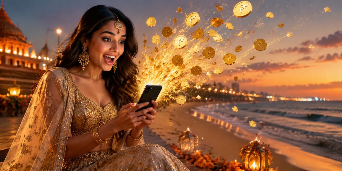 Chennai user logged into mobile casino interface